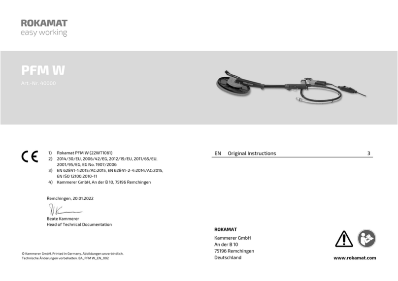 ROKAMAT PFM W instructions