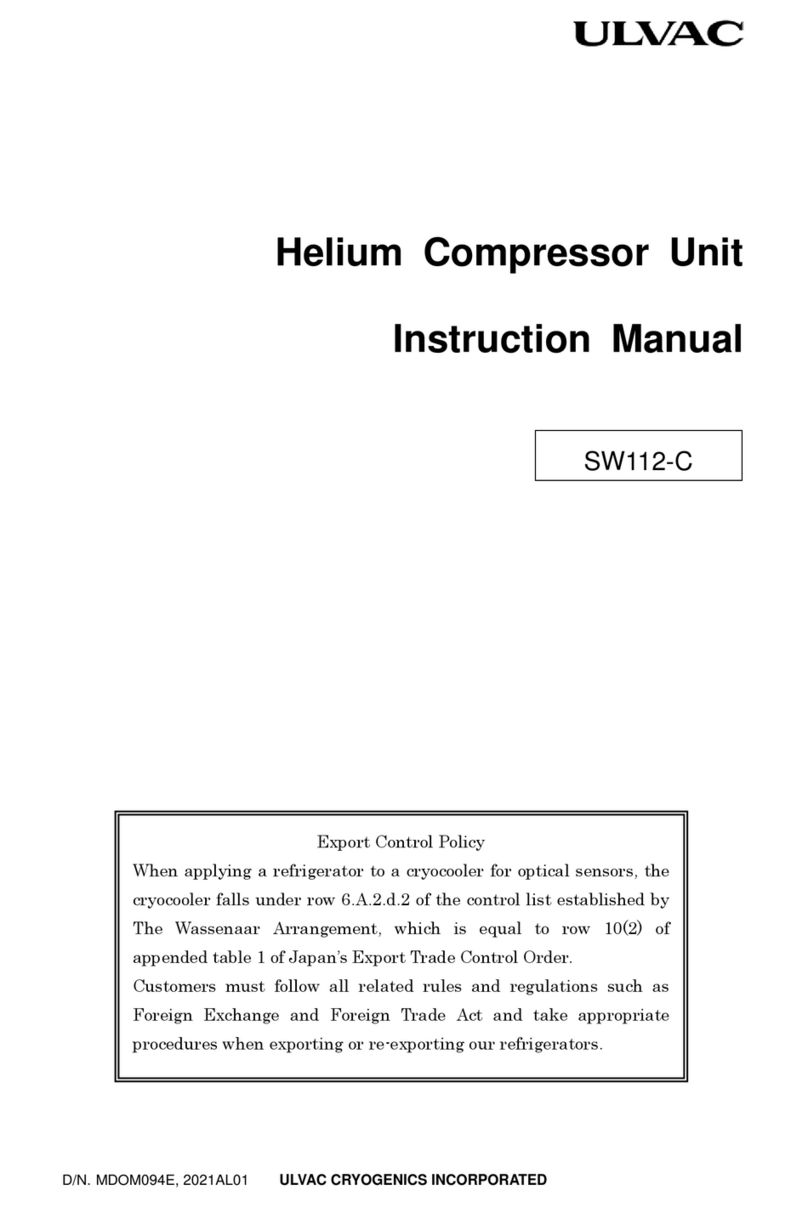 Ulvac SW112-C User manual