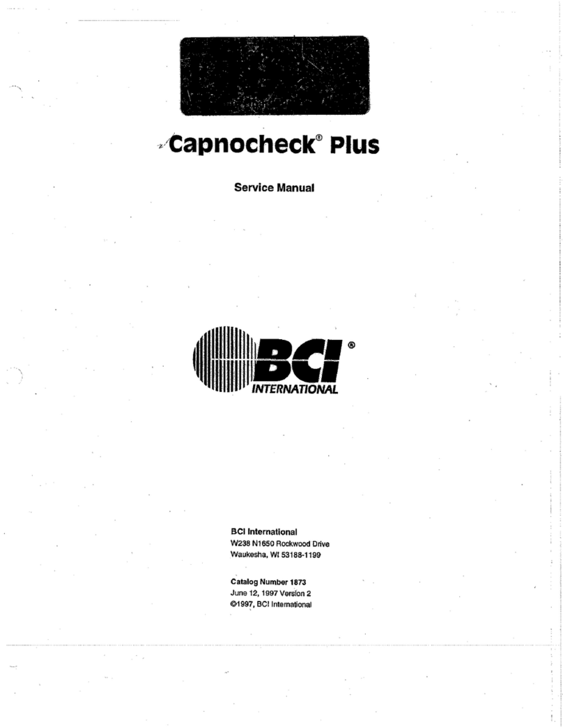 BCI Capnocheck Plus Service manual