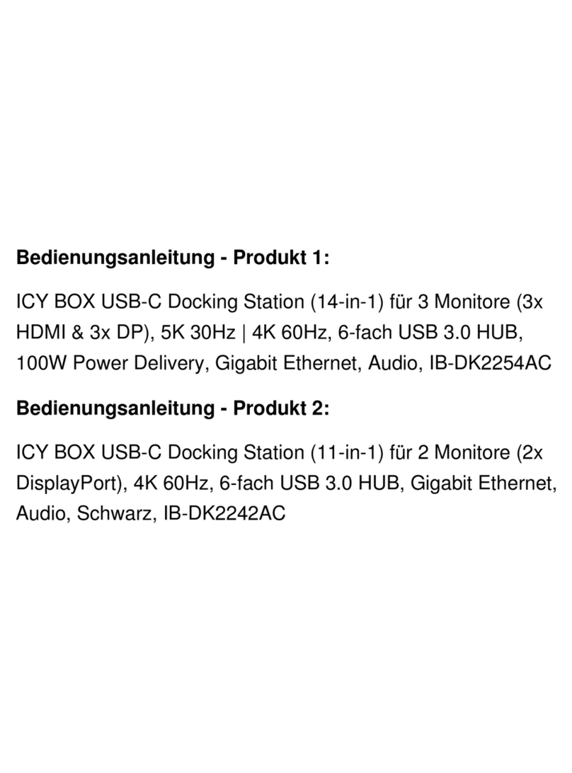 Icy Box IB-DK2254AC User manual
