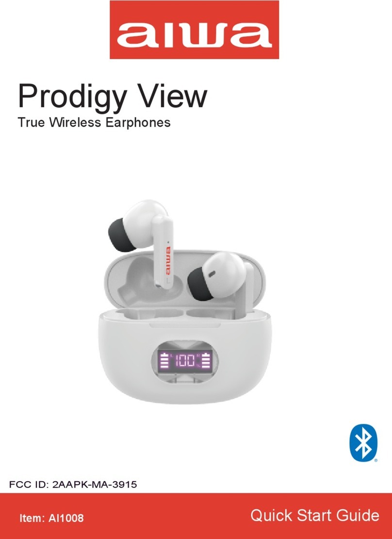 Aiwa Prodigy View quick start guide