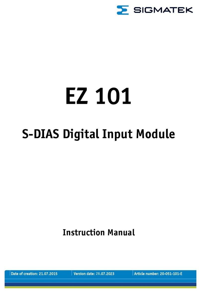 SIGMA TEK EZ 101 User manual SIGMA TEK EZ 101 User manual