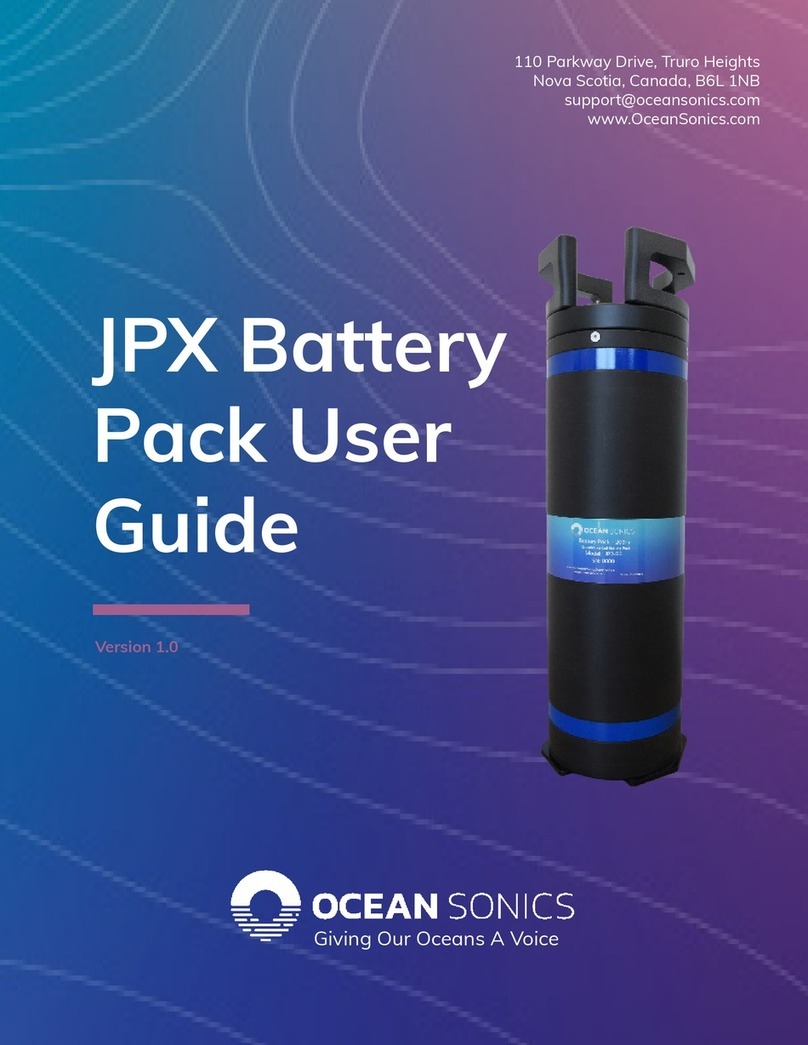 Ocean Sonics JP Series User manual