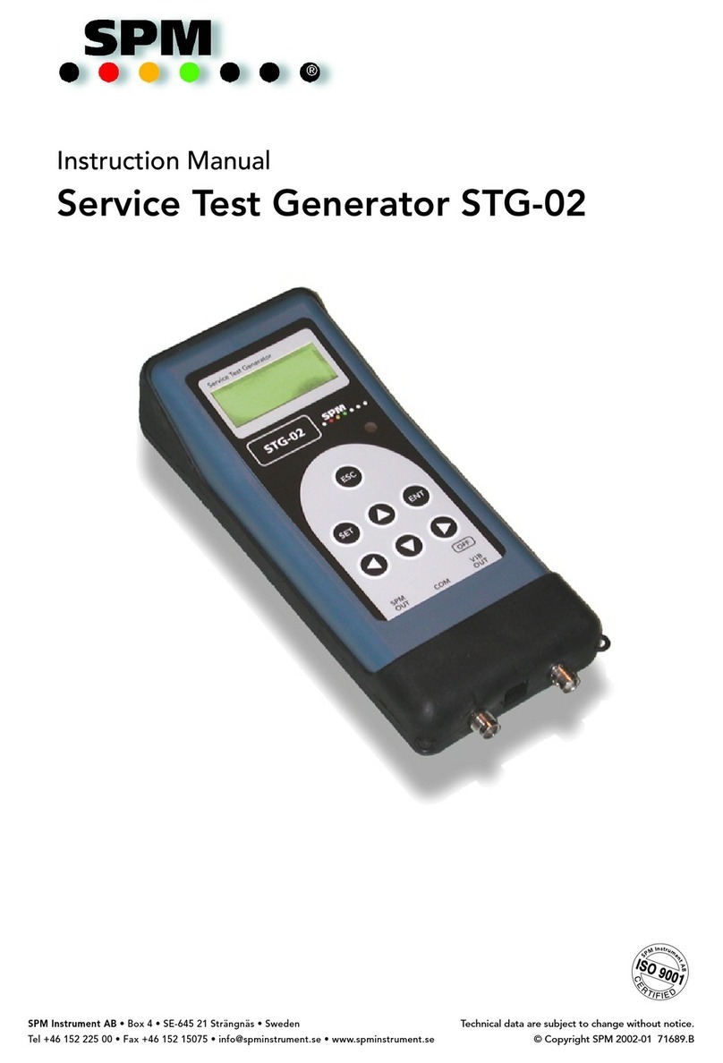 SPM STG-02 instruction manual