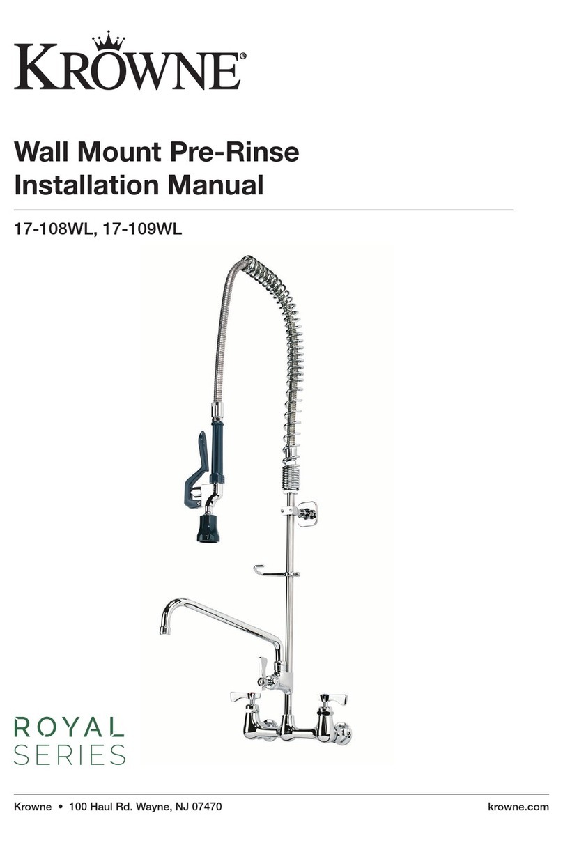 Krowne Royal Series installation manual