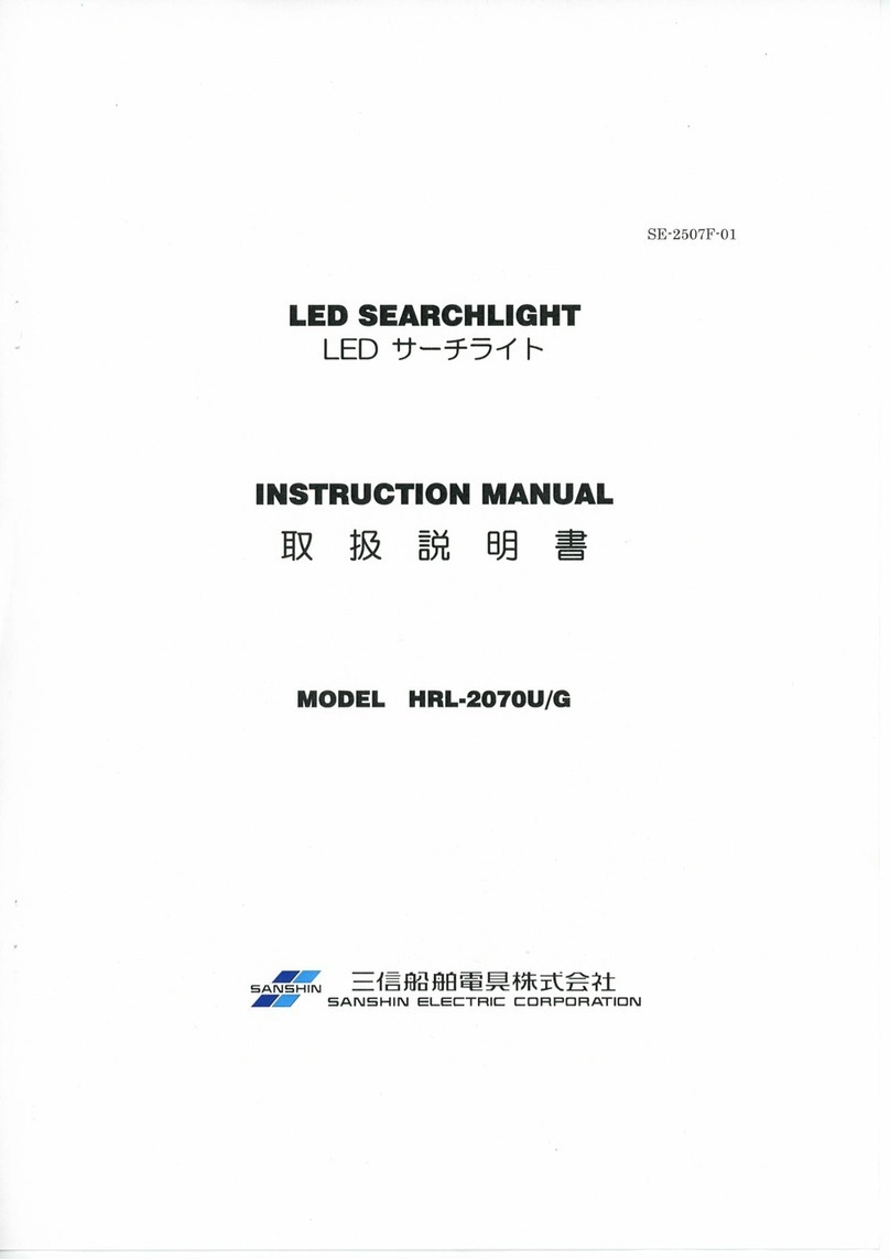 Sanshin HRL-2070U/ G instruction manual
