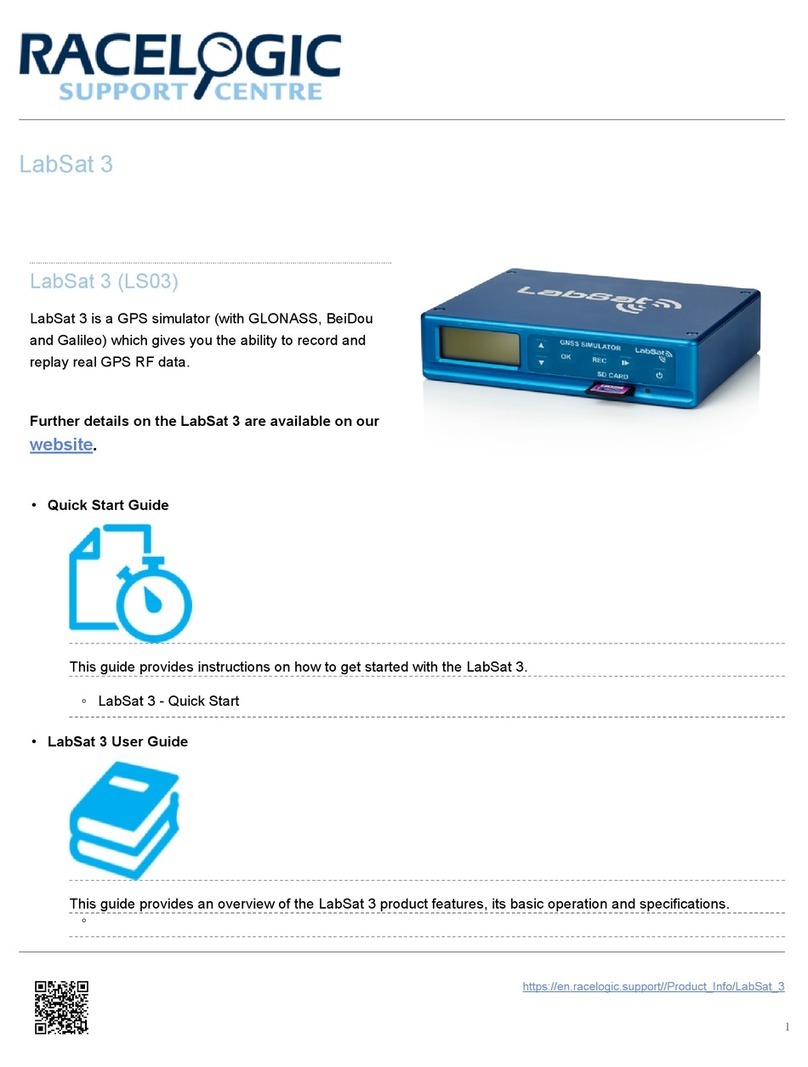 Racelogic LabSat 3 quick start guide