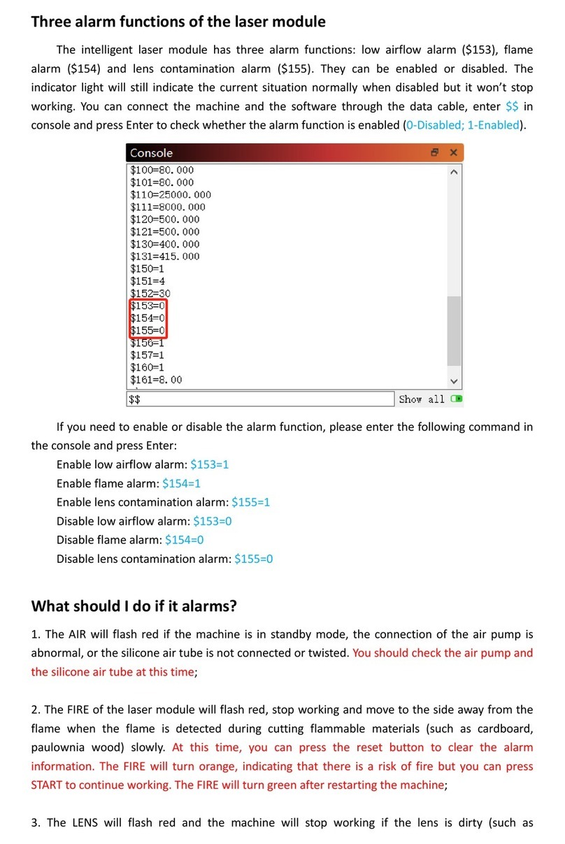 Creality Falcon2 quick start guide
