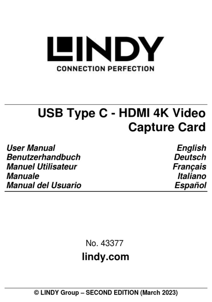 Lindy 43377 User manual