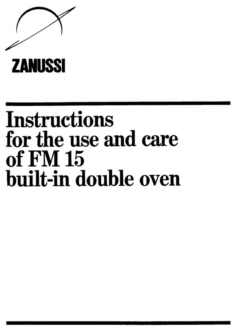 Zanussi FM 15 Operating and safety instructions Zanussi FM 15 Operating and safety instructions