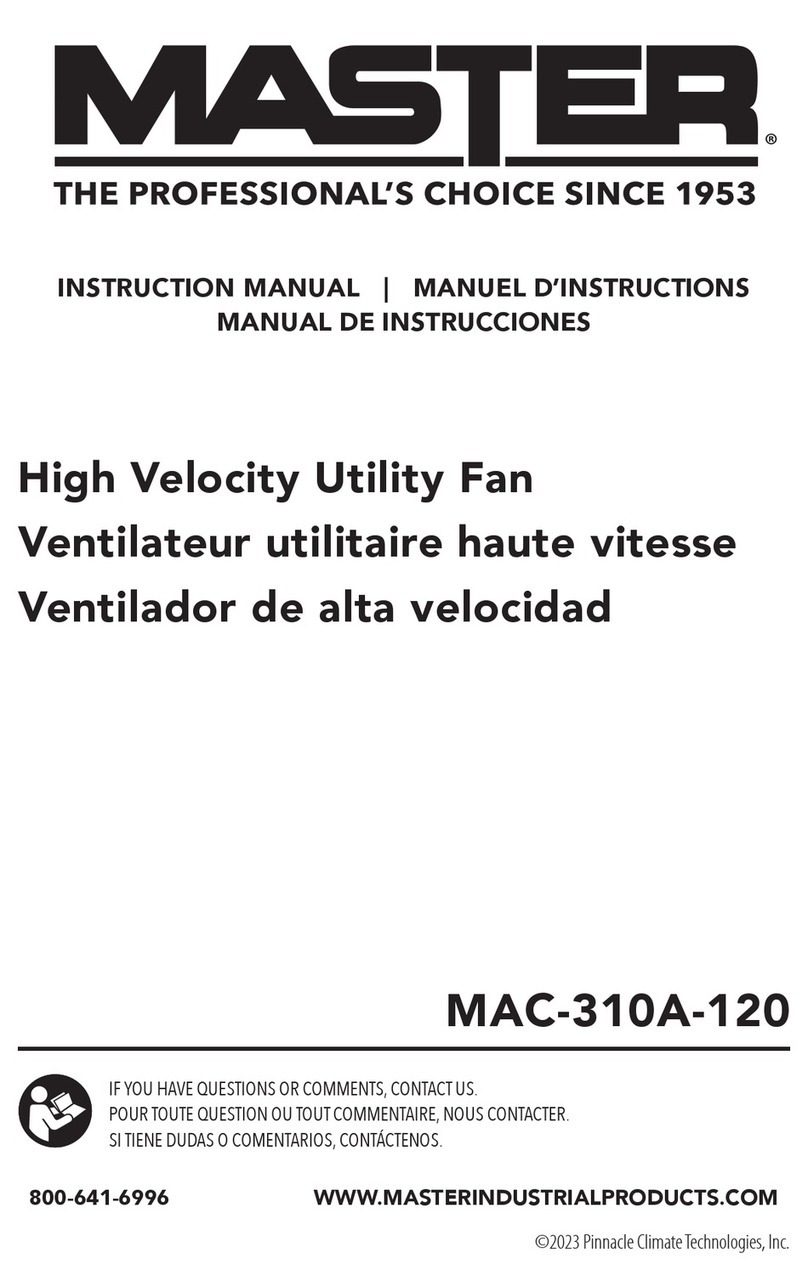Pinnacle Climate Technologies MASTER MAC-310A-120 instruction manual Pinnacle Climate Technologies MASTER MAC-310A-120 instruction manual