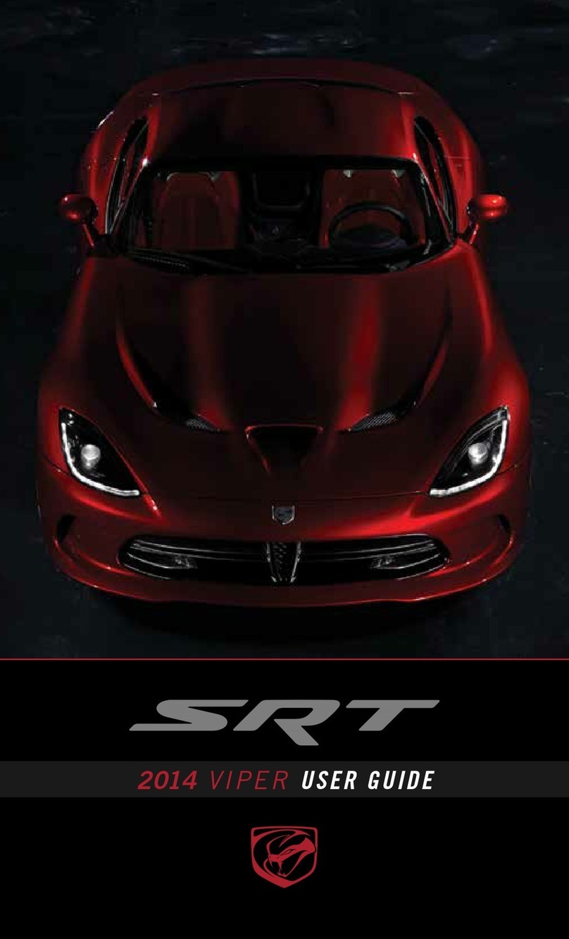 Dodge SRT VIPER 2014 User manual