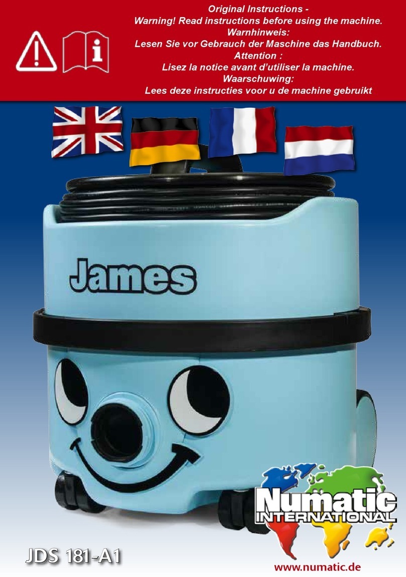 Numatic James JDS 181-A1 Original instructions