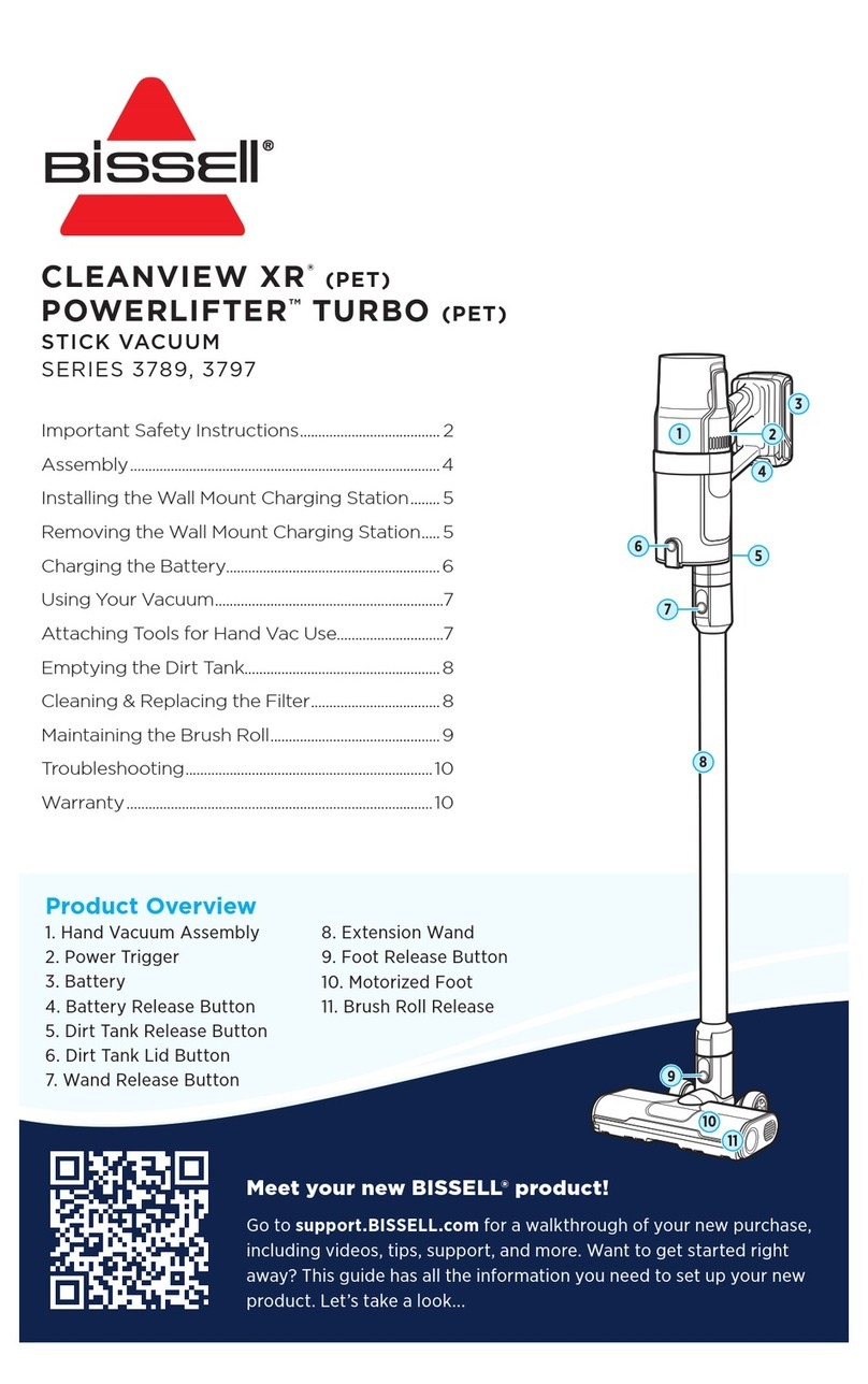 Bissell CLEANVIEW XR PET manual