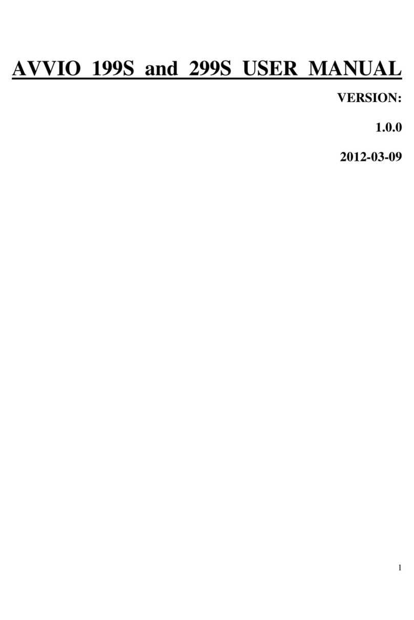 Avvio 199S User manual