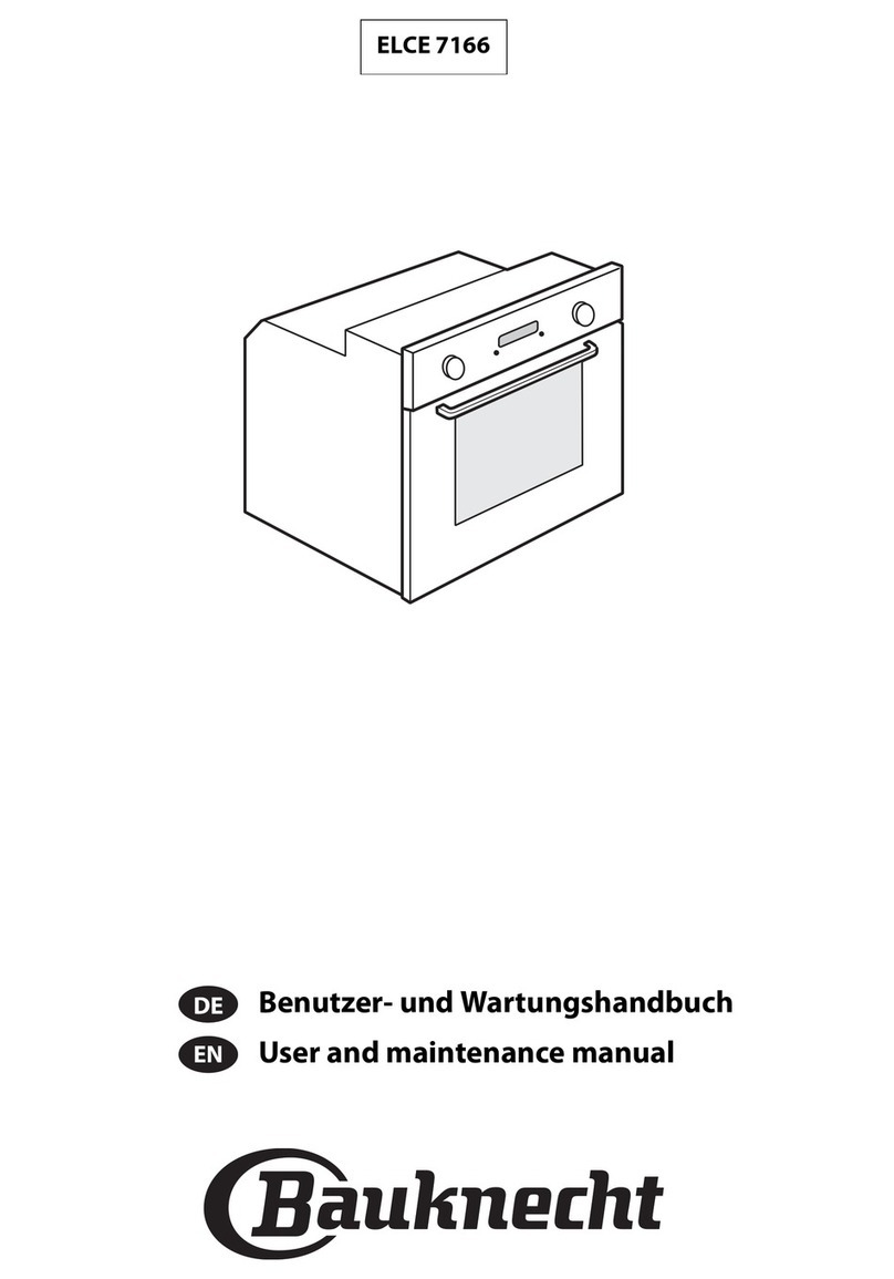 Bauknecht ELCE 7166 Operating instructions