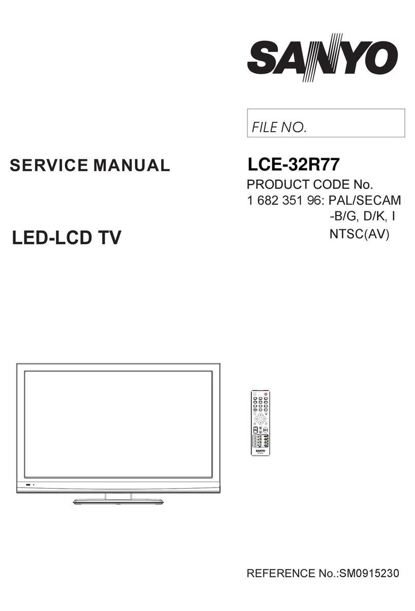 Sanyo LCE-32R77 User manual Sanyo LCE-32R77 User manual
