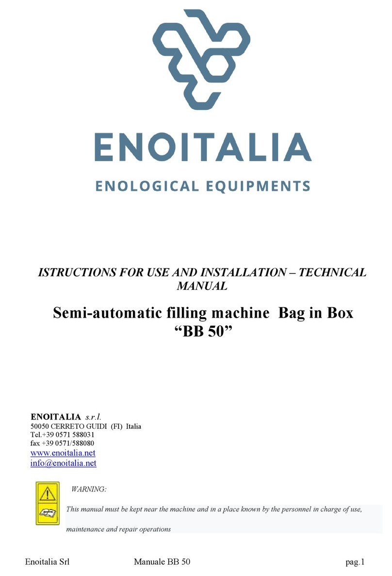 Enoitalia Bag in Box BB 50 Instructions for use and installation