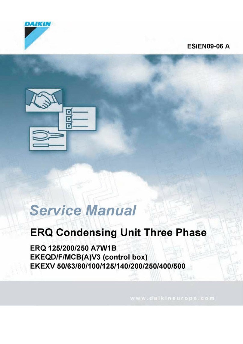 Daikin ERQ Series User manual
