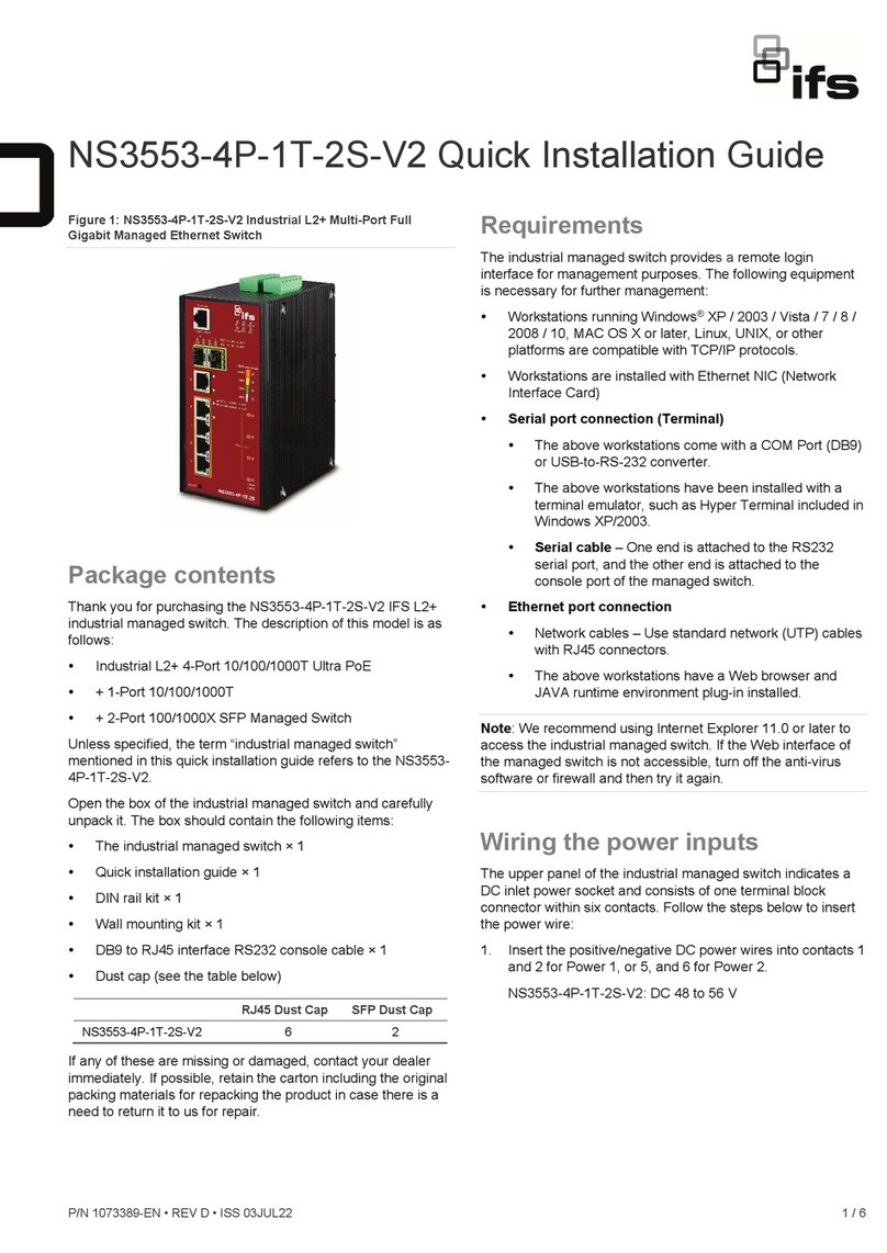 Interlogix NS3553-4P-1T-2S-V2 Quick installation guide
