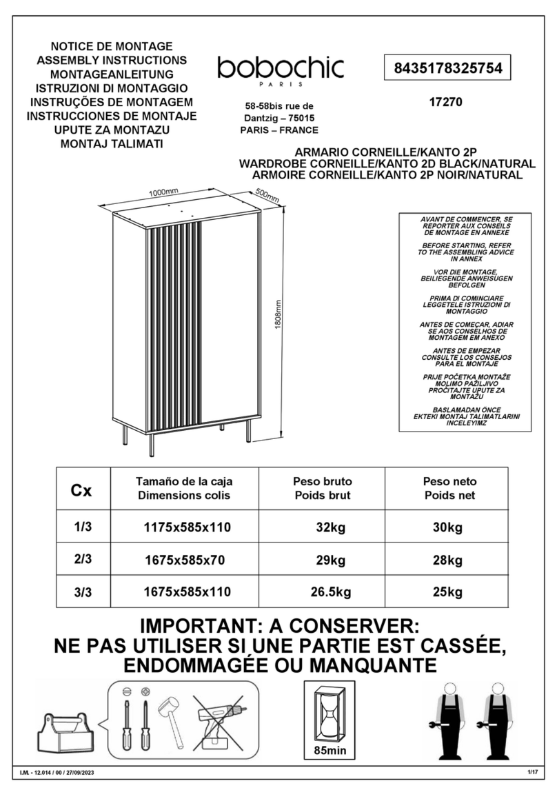 BOBOCHIC CORNEILLE/KANTO 2D User manual BOBOCHIC CORNEILLE/KANTO 2D User manual