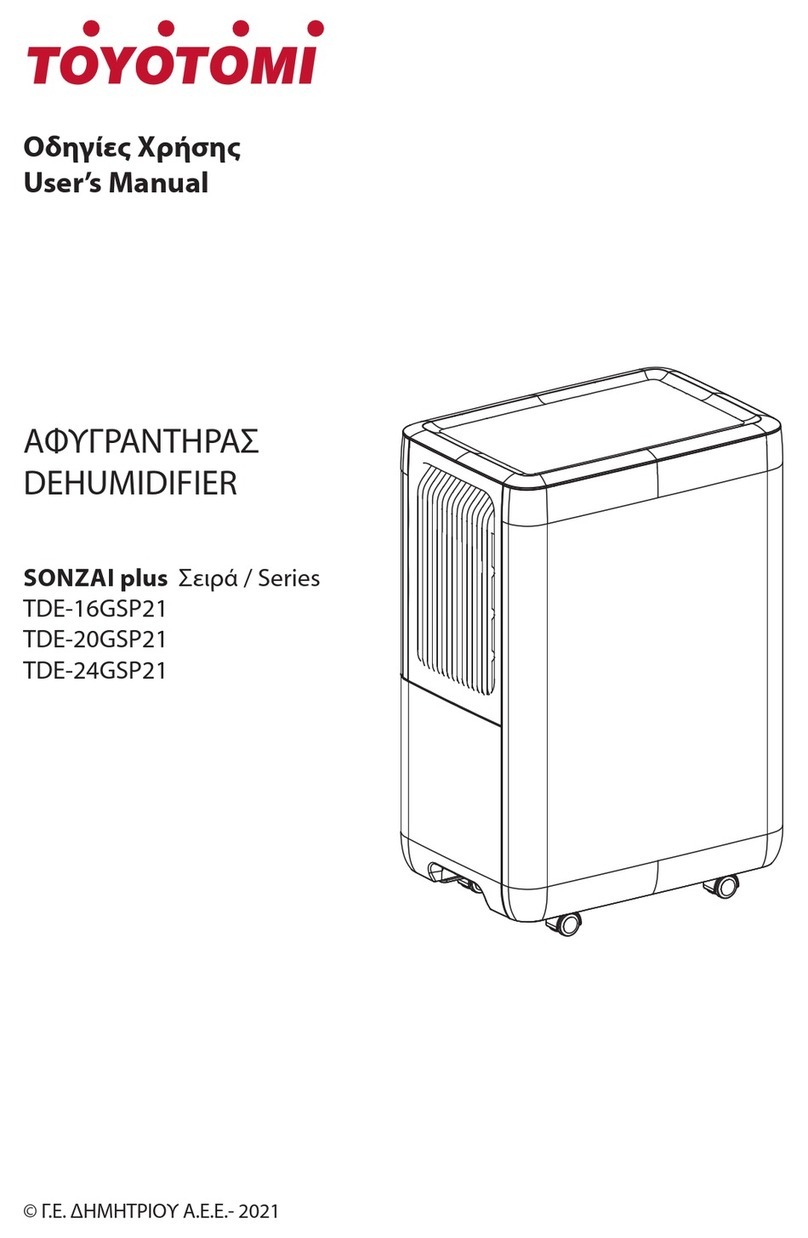 Toyotomi SONZAI plus Series user manual