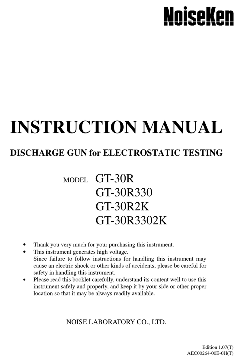 NoiseKen GT-30R instruction manual