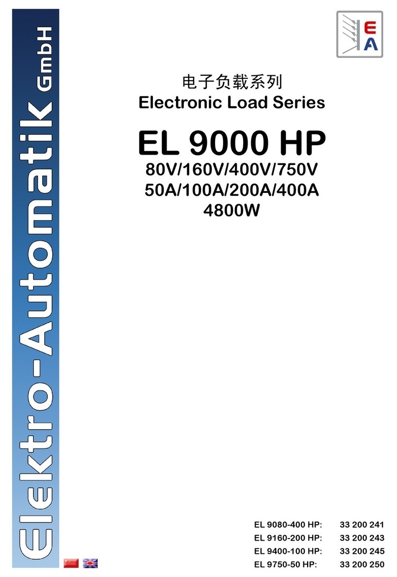 Elektro-Automatik EL 9080-400 HP manual