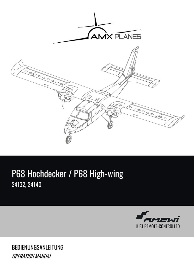Amewi AMX PLANES P68 Hochdecker User manual