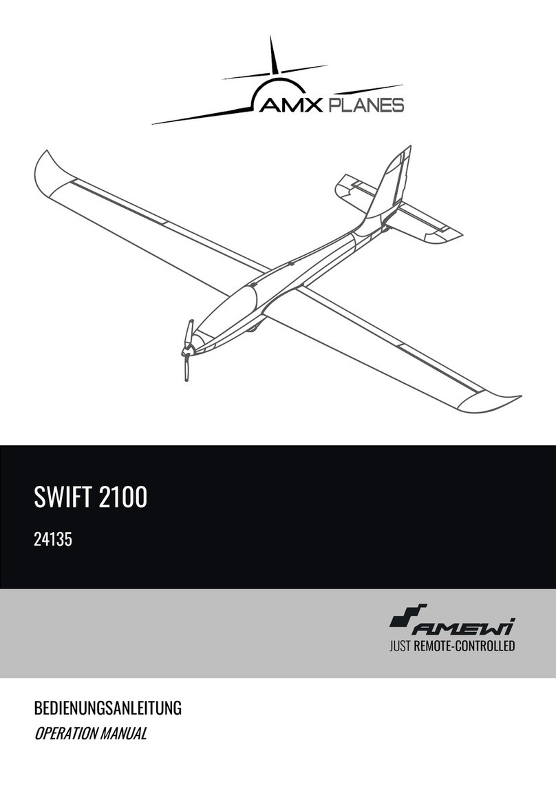 Amewi AMX PLANES SWIFT 2100 User manual