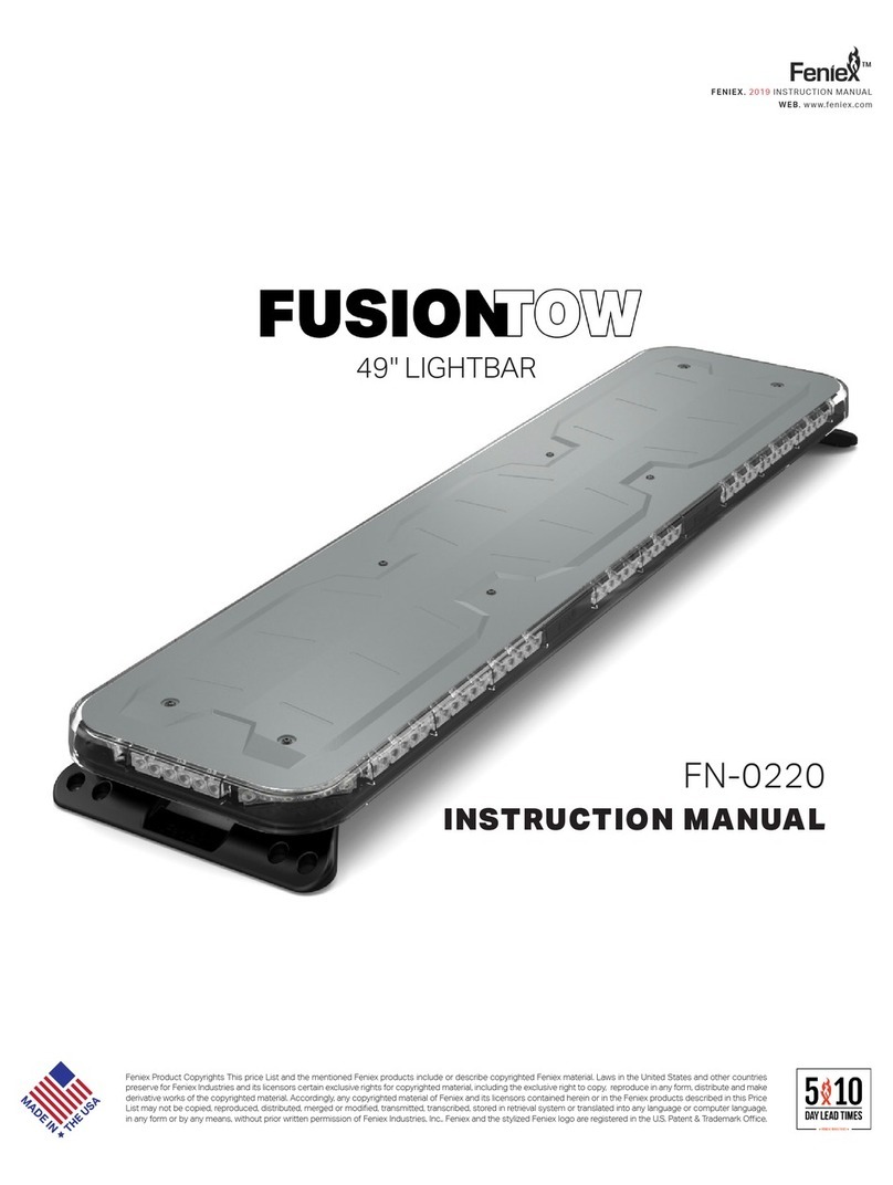 Feniex FUSIONTOW FN-0220 User manual