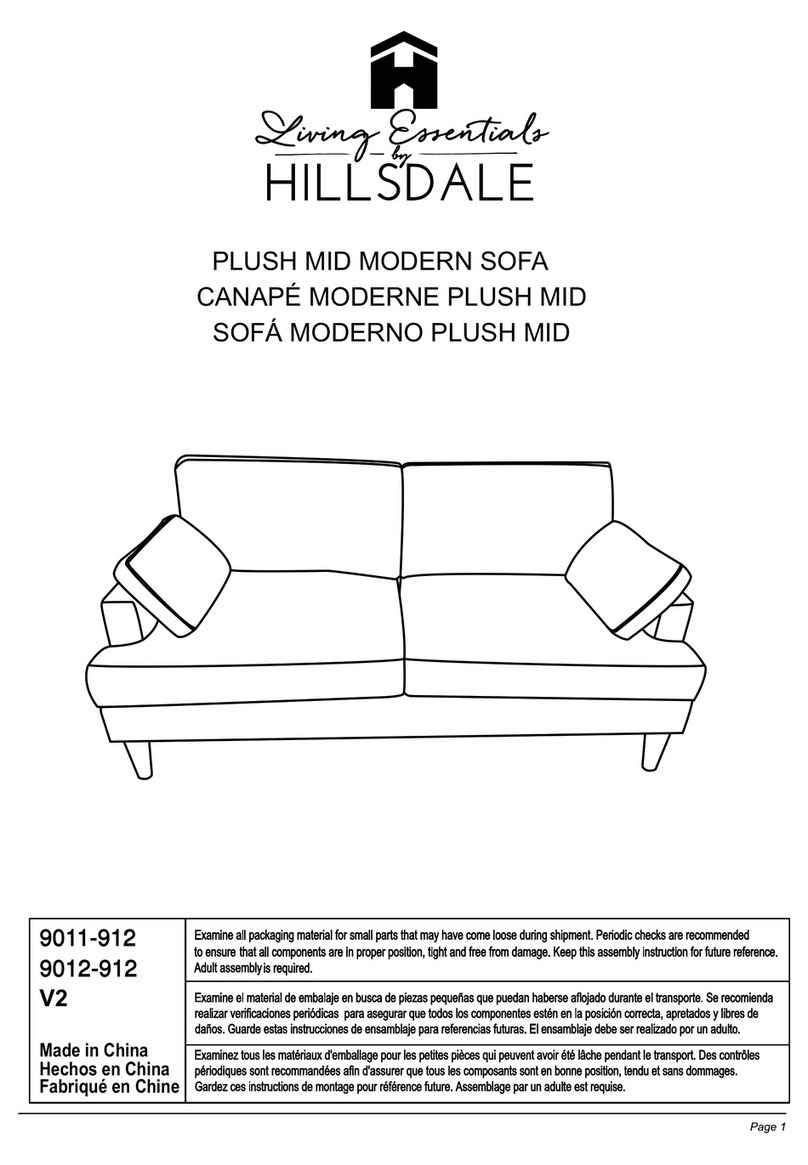 Hillsdale Furniture 9011-912 manual