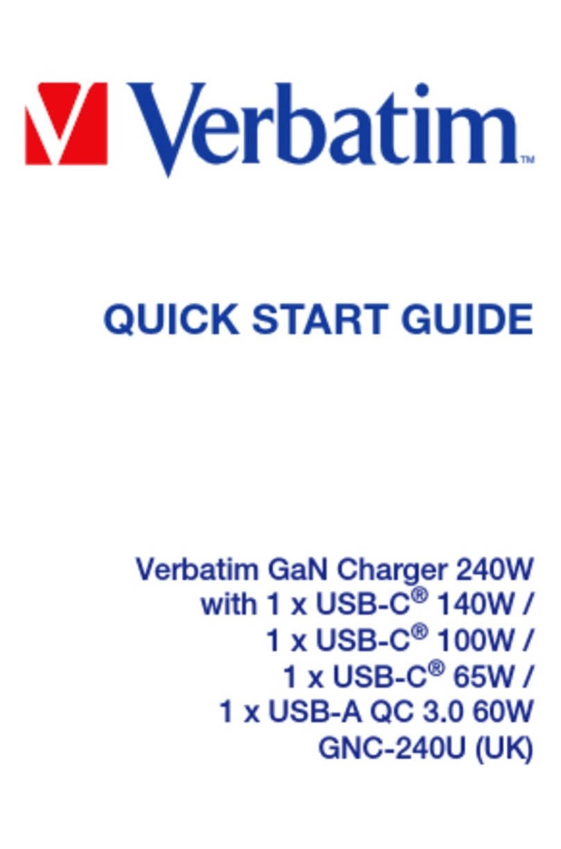 Verbatim GNC-240U quick start guide