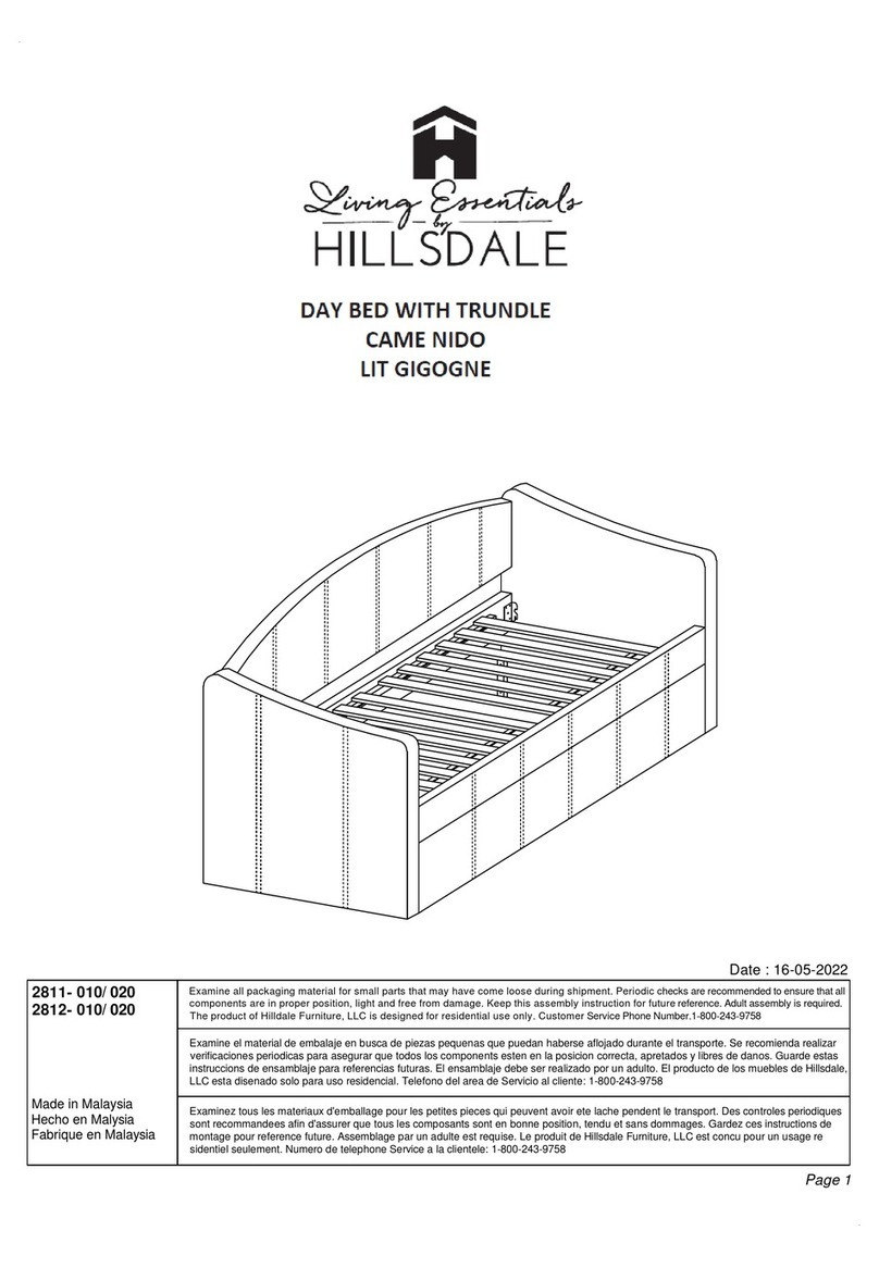 Hillsdale Furniture 2811-010 manual