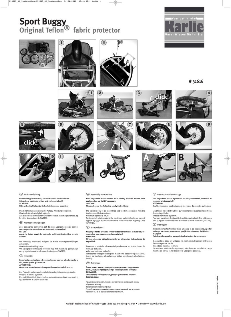 Karlie Sport Buggy Assembly instructions
