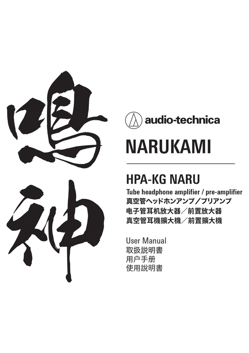 Audio Technica NARUKAMI HPA-KG NARU user manual