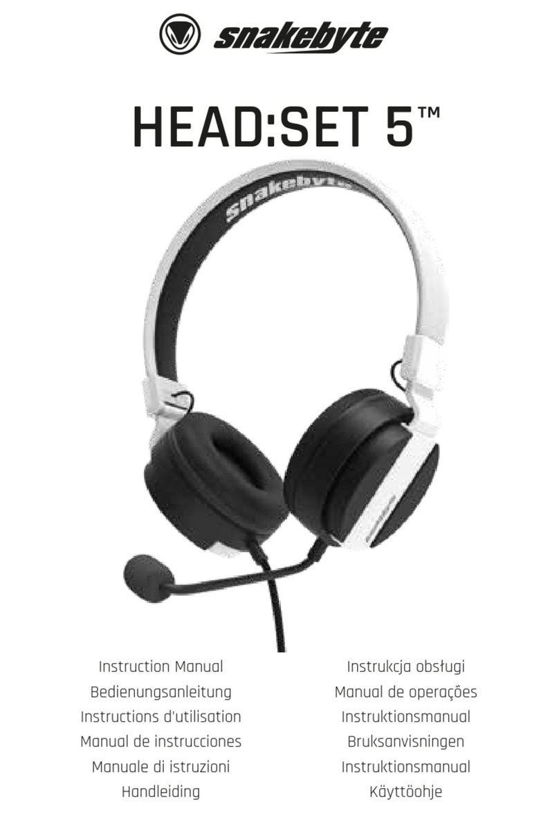 Snakebyte HEAD:SET 5 instruction manual