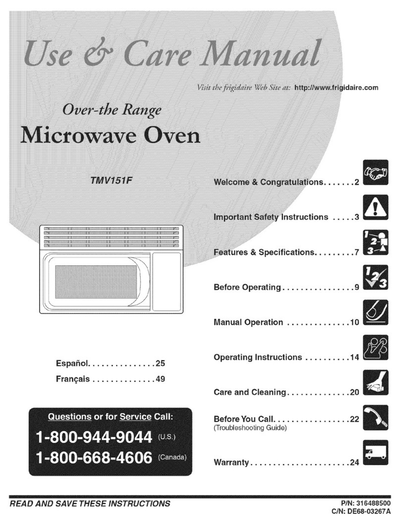 Electrolux TMV151F User manual
