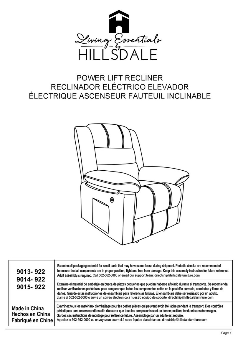 Hillsdale Furniture 9013-922 manual