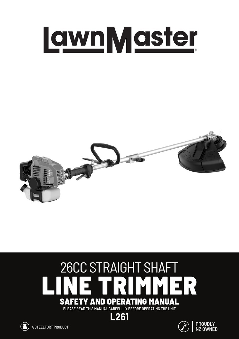 LawnMaster LML261 Safety and operating manual