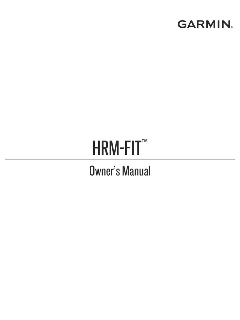 Garmin HRM-FIT owner's manual