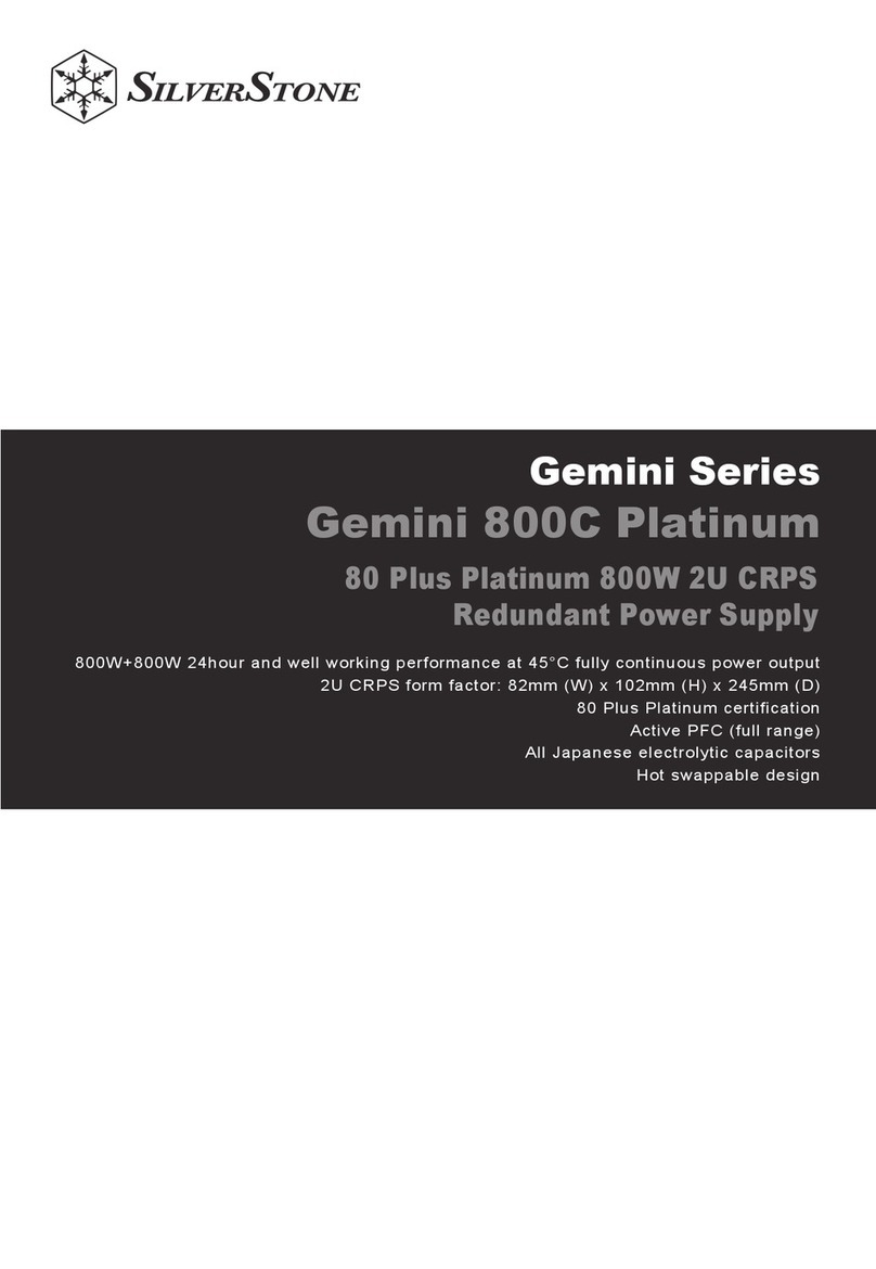 SilverStone GEMINI Series User manual