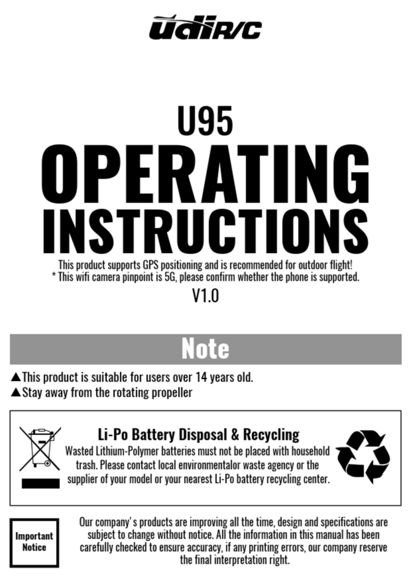 UDI R/C U95 operating instructions