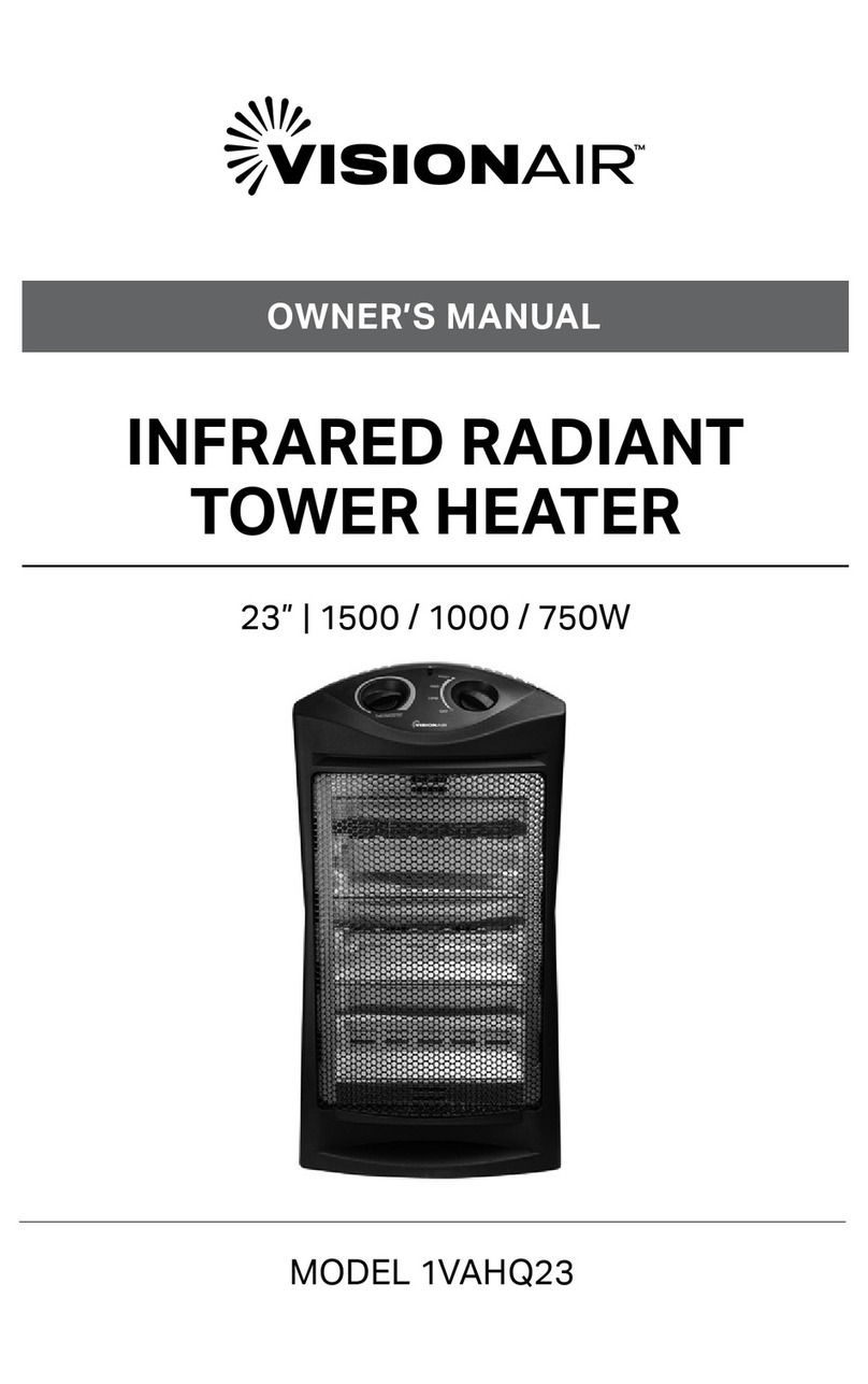 VisionAIR 1VAHQ23 owner's manual