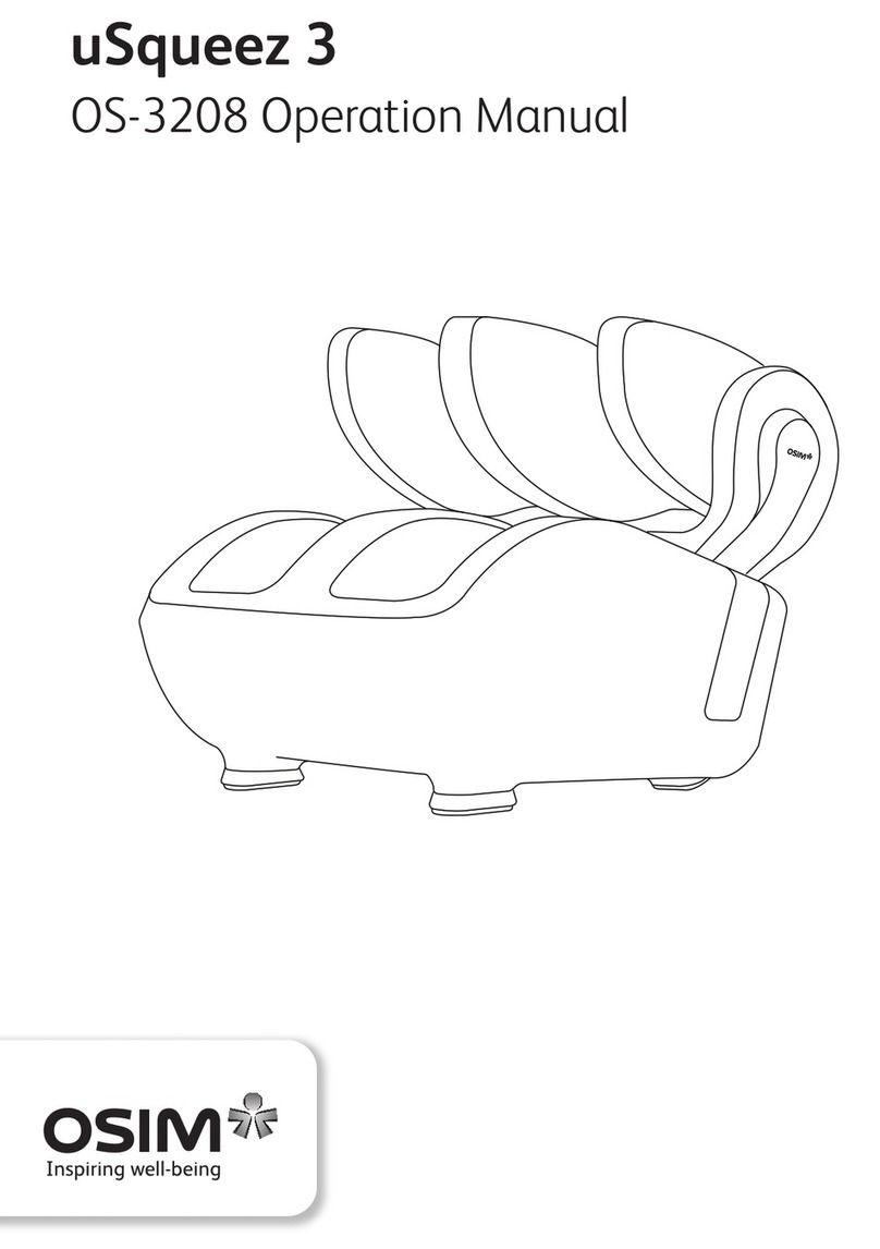 OSIM uSqueez 3 Operation manual