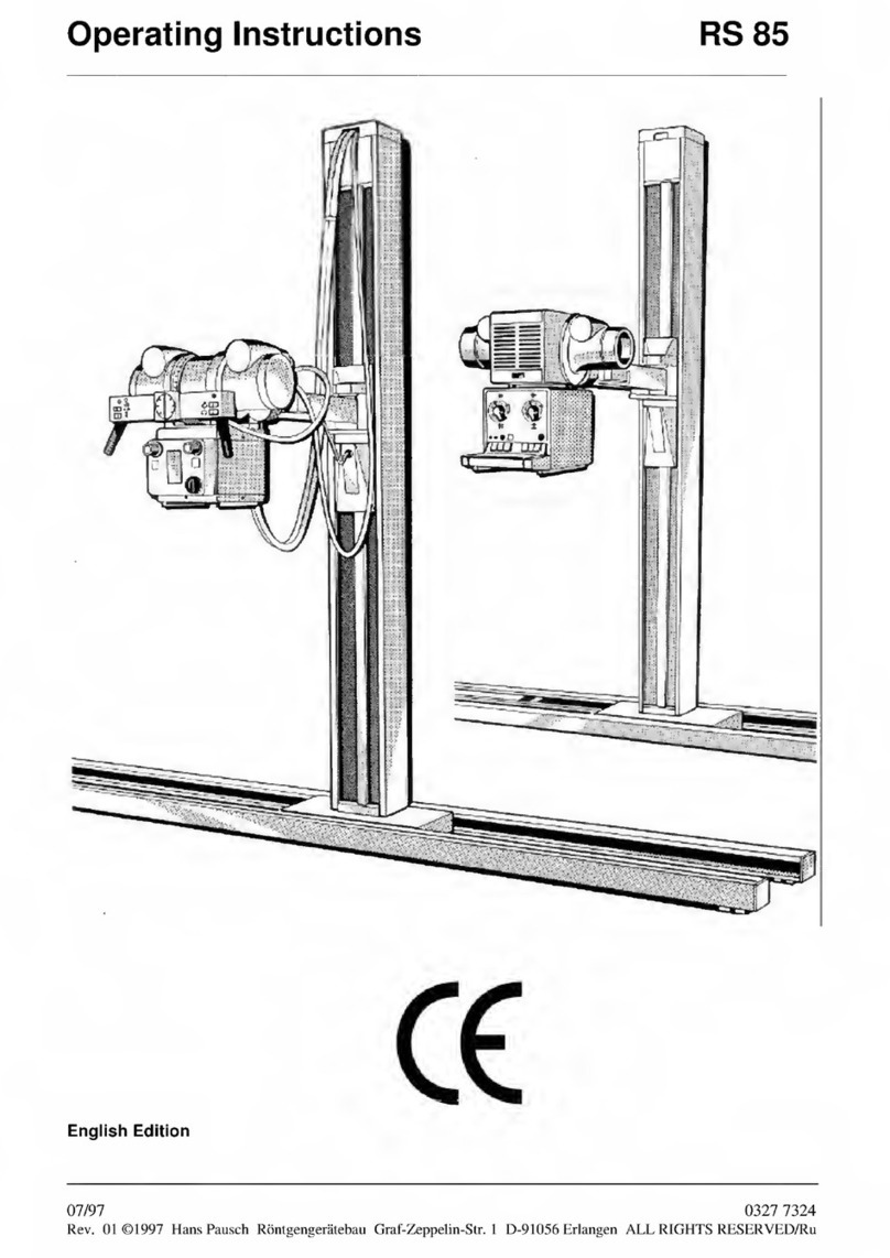 Hans Pausch RS 85 operating instructions