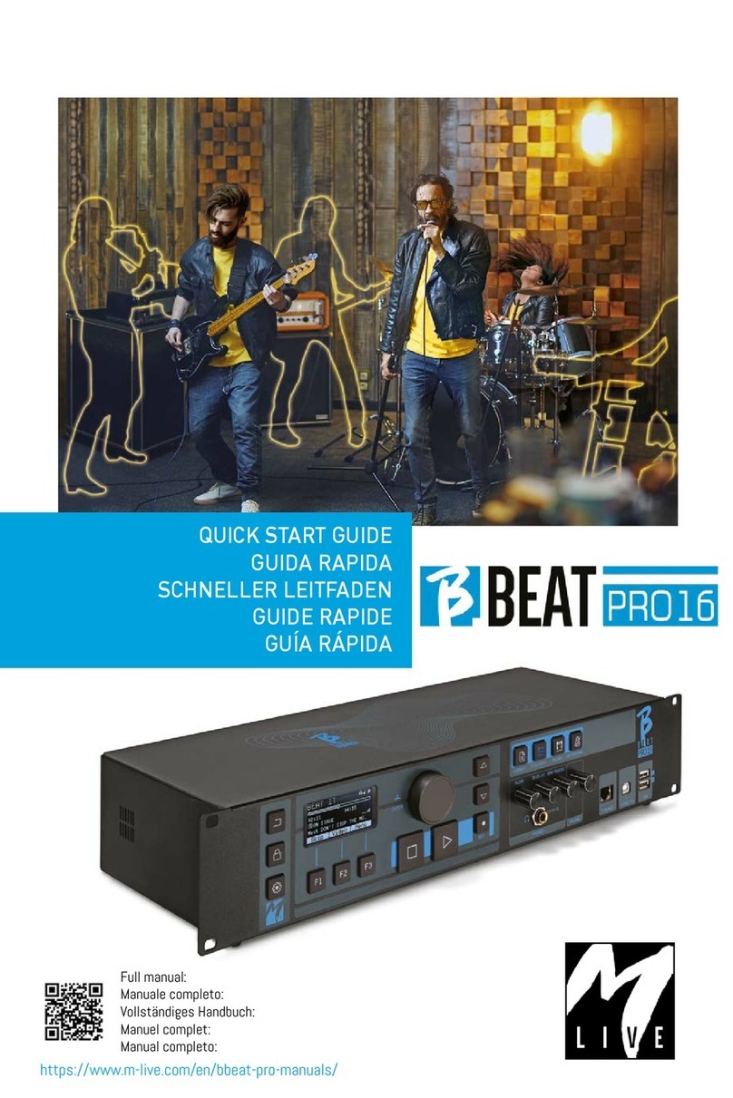 M-Life B.BEAT PRO16 quick start guide