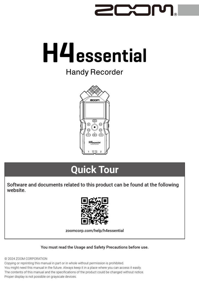 Zoom H4essential User manual