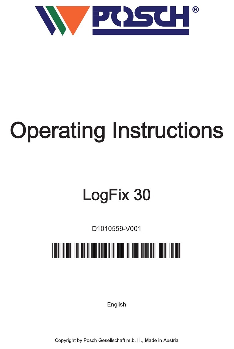 Posch LogFix 30 operating instructions