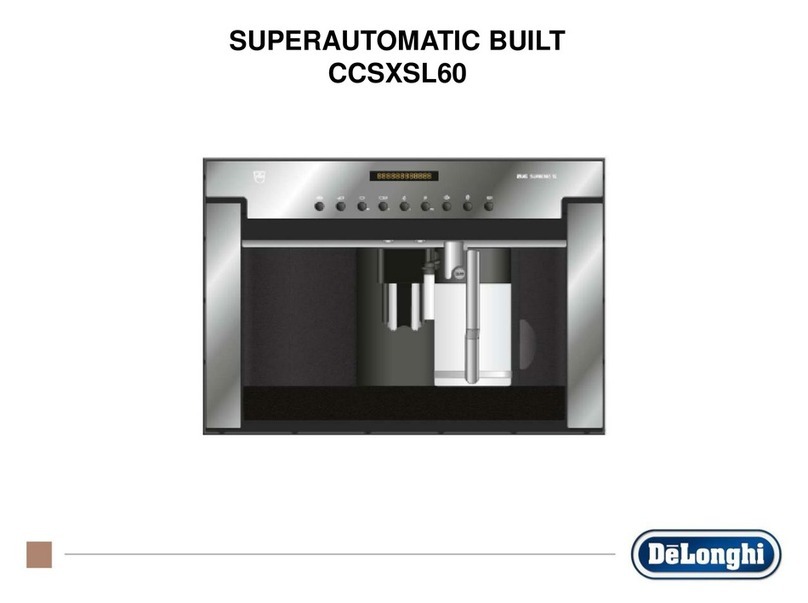 DeLonghi CCSXSL60 User manual